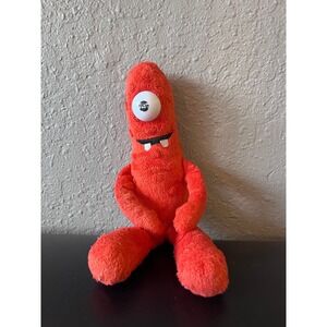 Yo‎ Gabba Gabba Muno Red One-Eyed Monster Plush Toy by Ty 2011